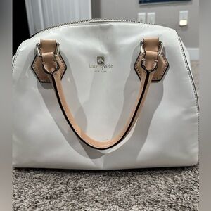 Kate Spade Cream and Tan Satchel